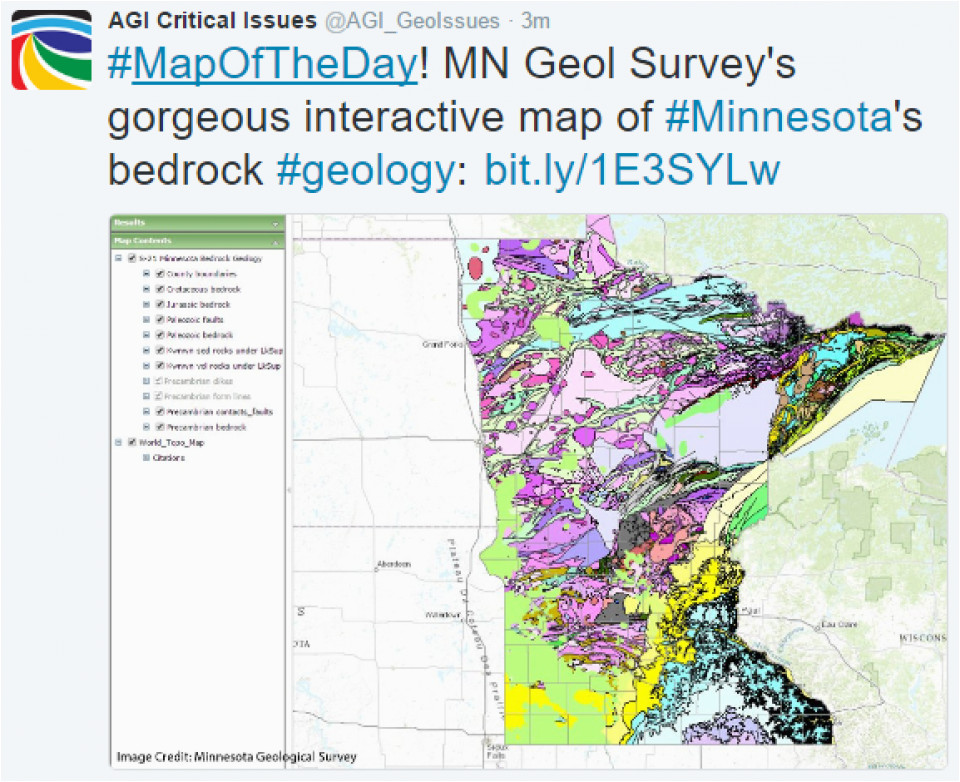 Minnesota Geological Map Critical issues Map Of the Day Minnesota S Bedrock Geology