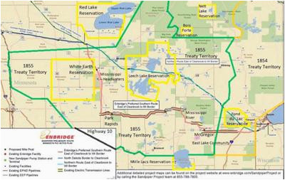 Minnesota Pipeline Map Sandpiper Dead Enbridge Continues Line 3 Pipeline Project Across