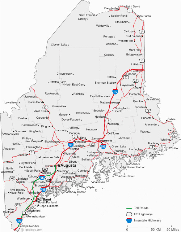 Minnesota State Map with Cities Map Of Maine Cities Maine Road Map