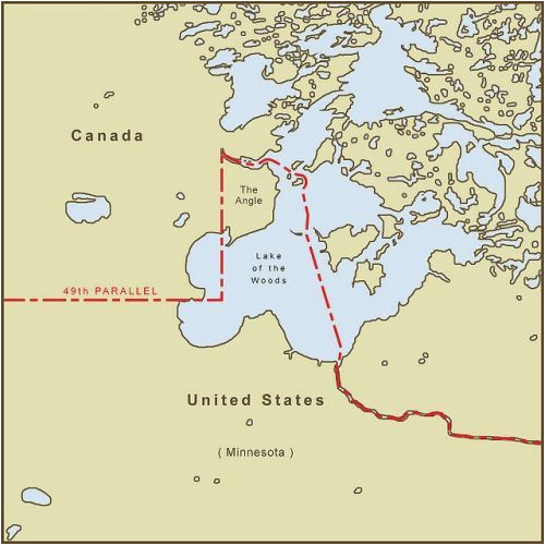 Minnesota Territory Map Minnesota S northwest Angle is Only Accessible by Land if You