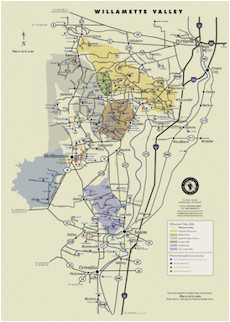 Newberg oregon Wineries Map oregon Winery Map Secretmuseum