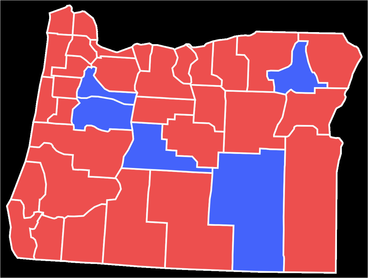 Oregon Election Map File oregon Gubernatorial Election Results 1918 Svg Wikipedia