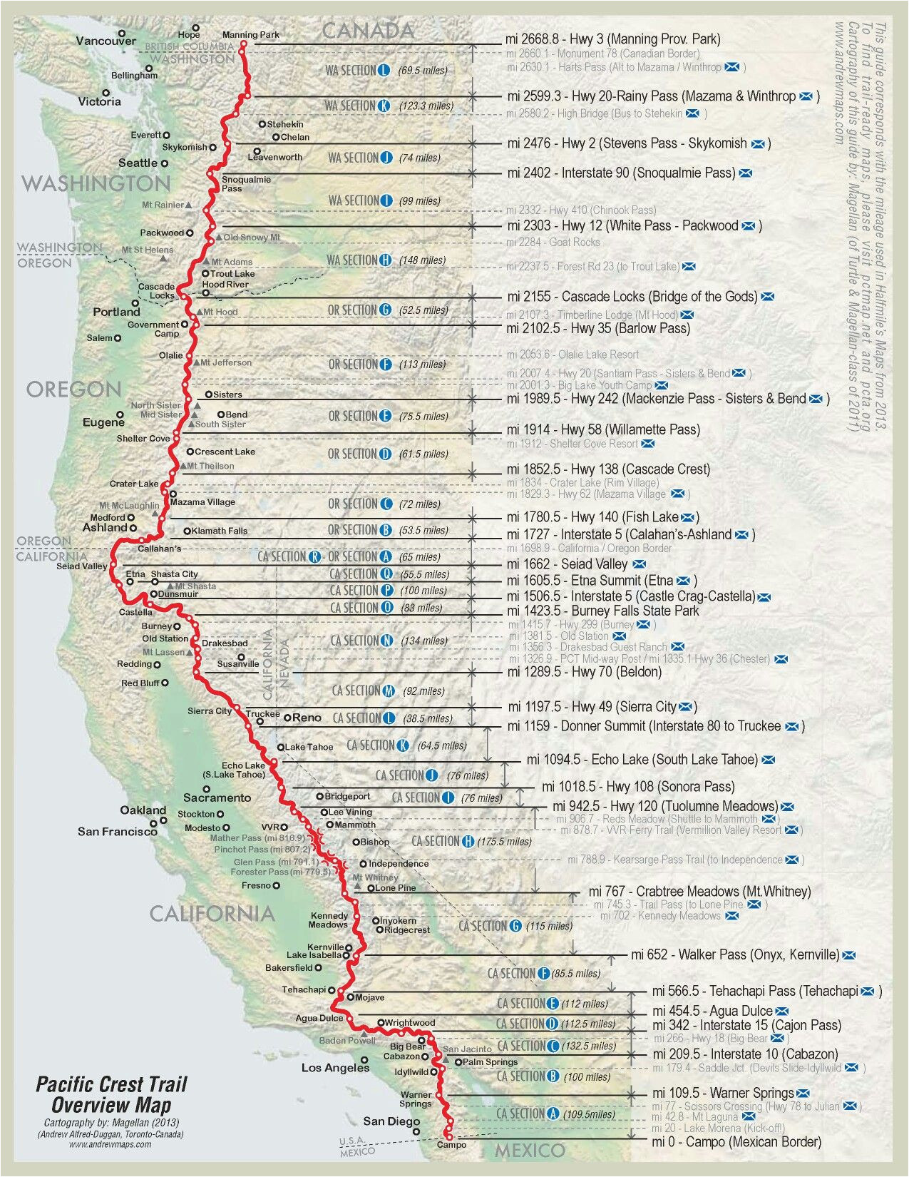 Oregon Pct Map Pacific Crest Trail Map oregon Pin by Matthew Paulson On Pacific