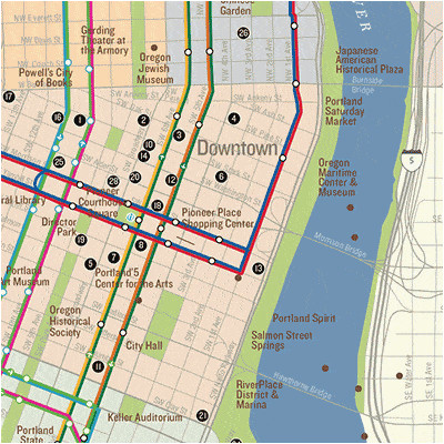 Spirit River oregon Map Portland oregon Street Map Secretmuseum