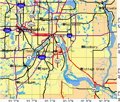 St Paul Minnesota Zip Code Map south St Paul Minnesota Mn 55075 Profile Population Maps Real