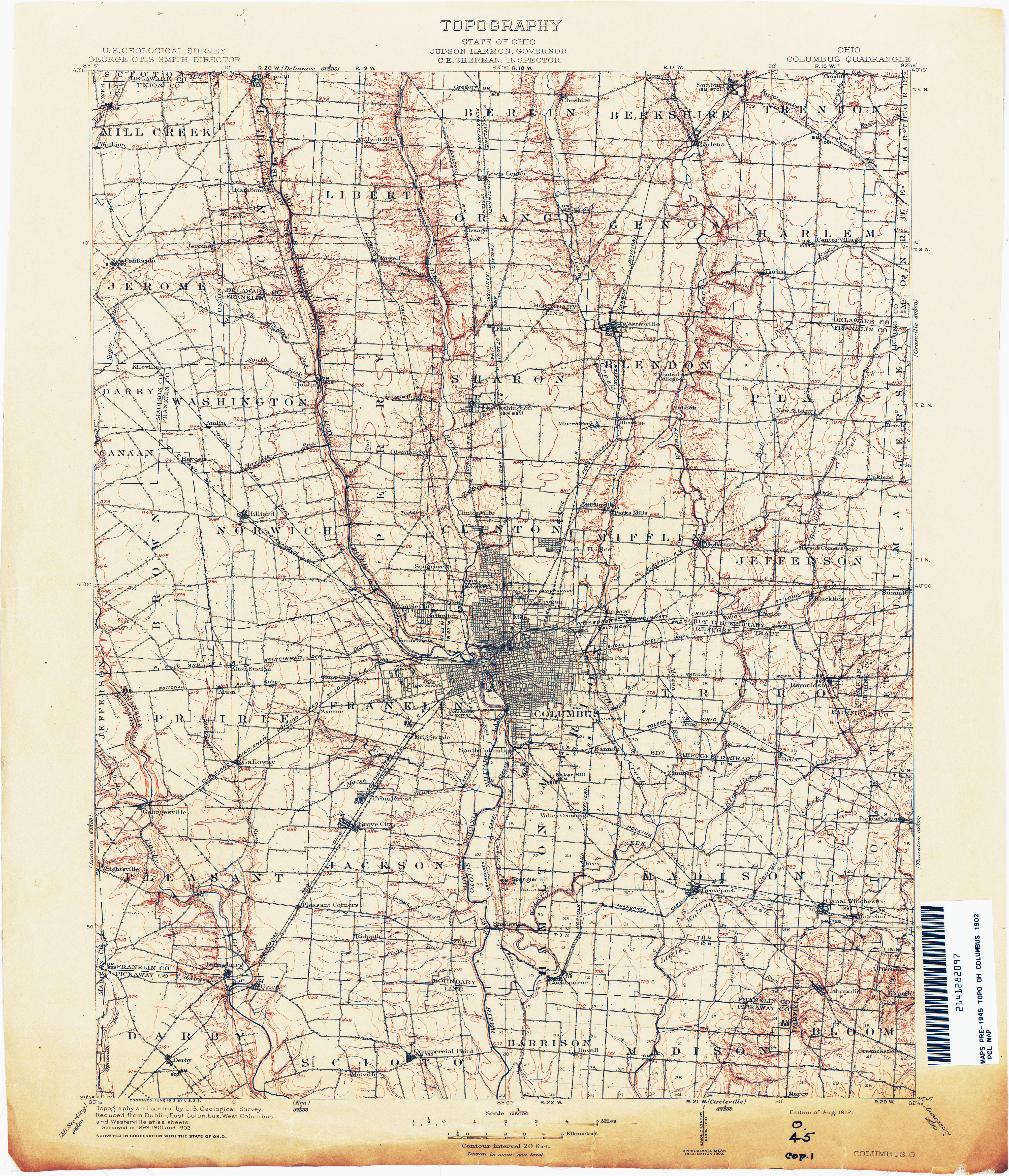 Stark County Ohio Township Map Secretmuseum