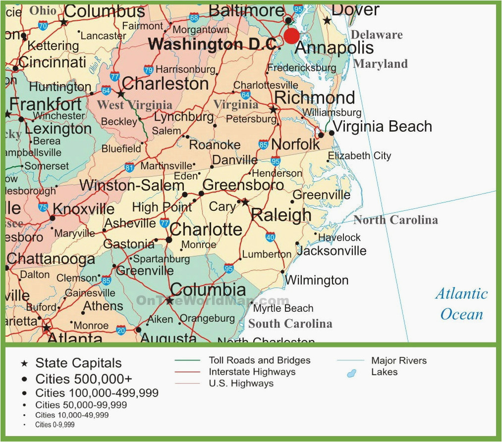 Winchester Tennessee Map Map Tennessee and north Carolina Map Of Virginia and north Carolina