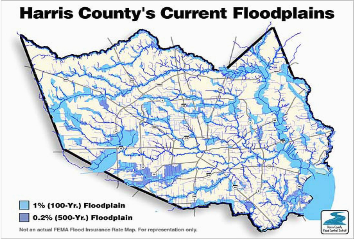 100 Year Floodplain Map Texas the 500 Year Flood Explained why Houston Was so Underprepared