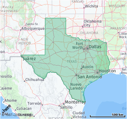 Abilene Texas Zip Code Map Listing Of All Zip Codes In the State Of Texas