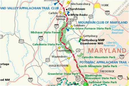 Appalachian Trail Tennessee Map Georgia Appalachian Trail Map Pdf Secretmuseum