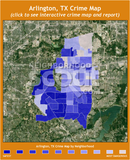 Arlington Texas Crime Map Arlington Tx Crime Rates and Statistics Neighborhoodscout