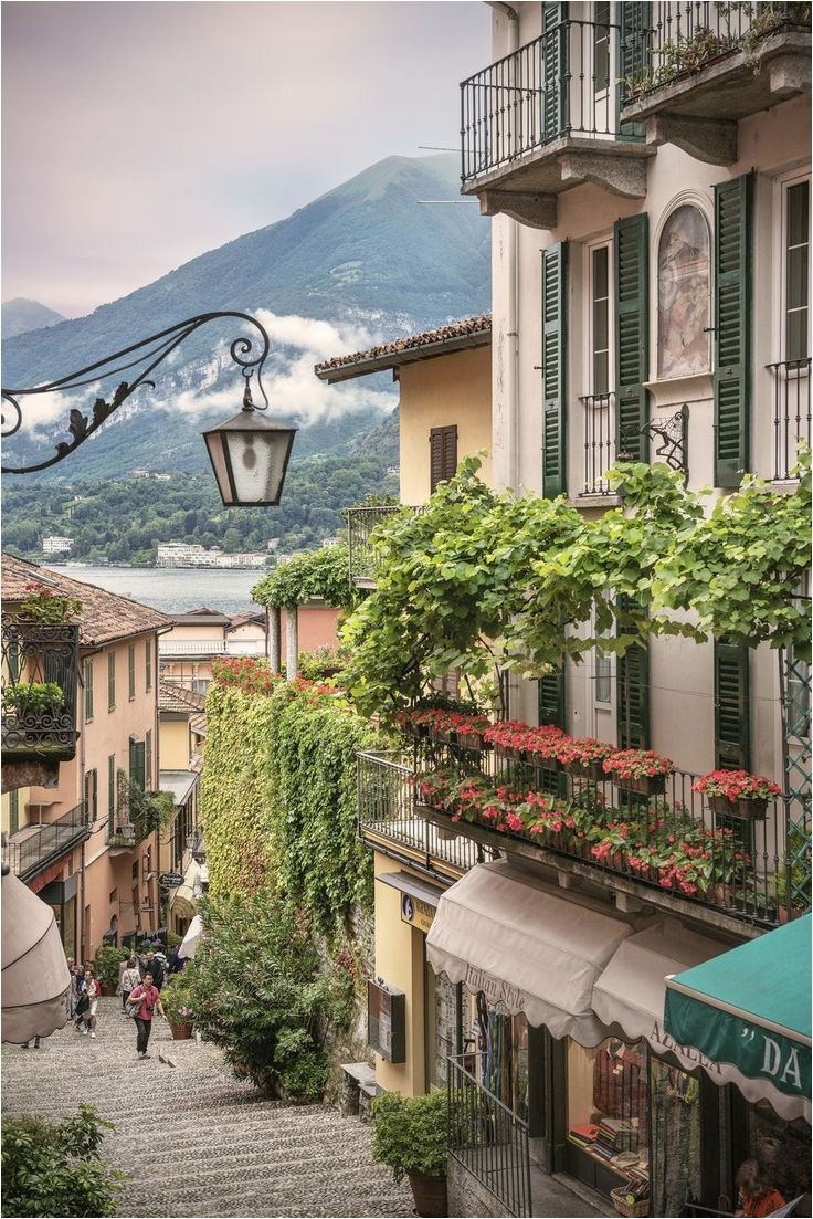 Bellagio Map Italy Narrow Streets In the Old town Of Bellagio Lake Como Lombardy
