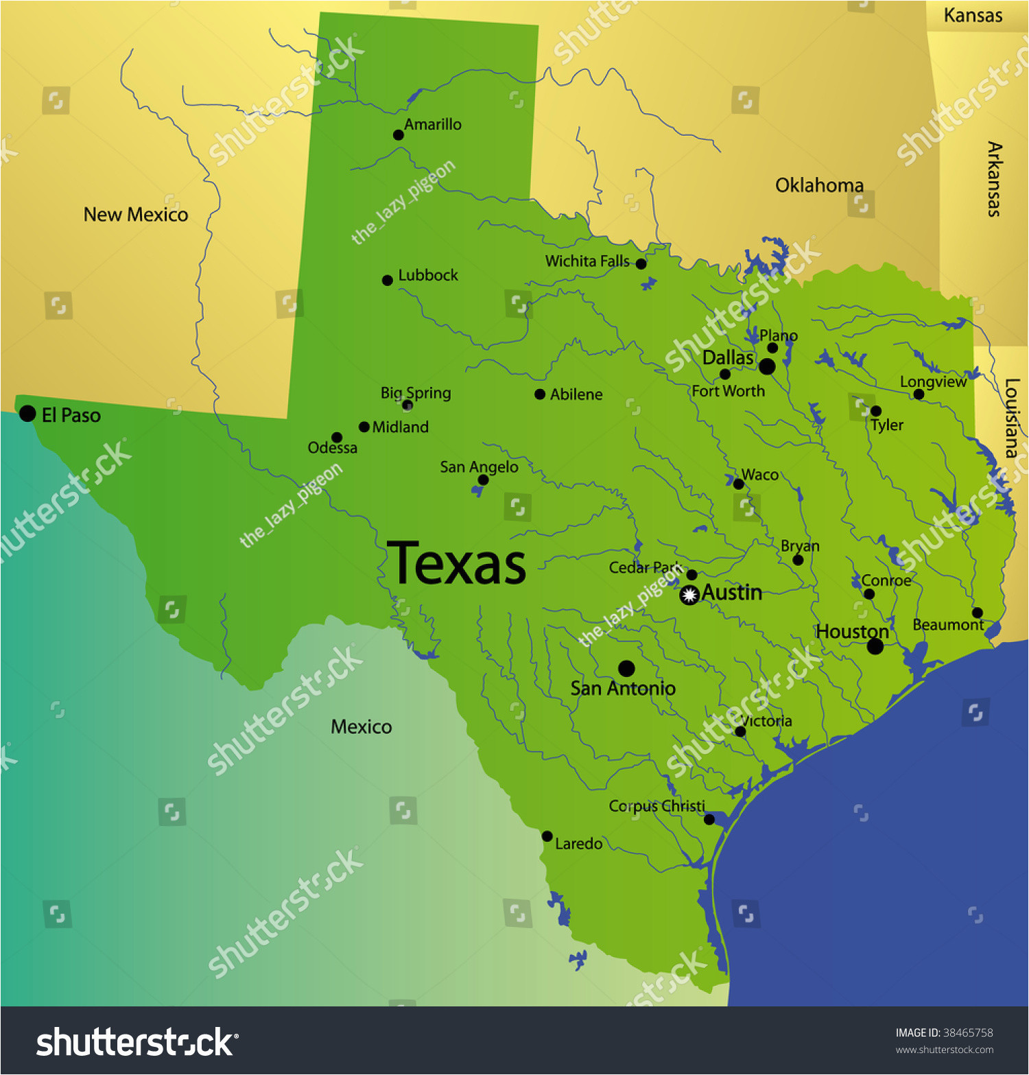 Big Springs Texas Map Map Texas State Business Ideas 2013