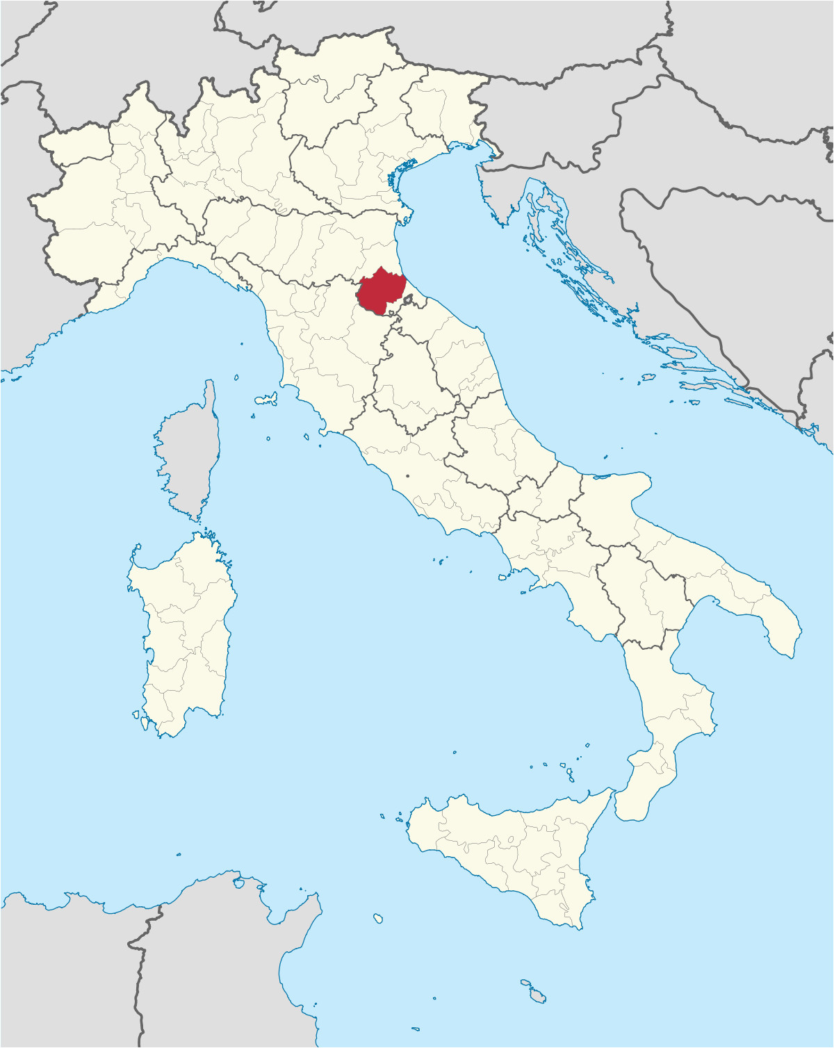 Borgia Italy Map Province Of forla Cesena Wikipedia