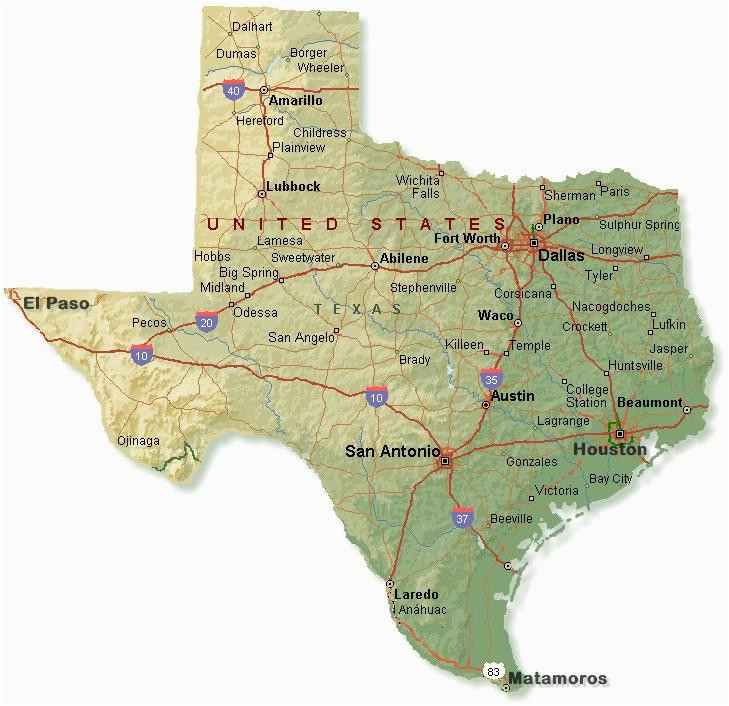 Brady Texas Map State Map Texas Business Ideas 2013