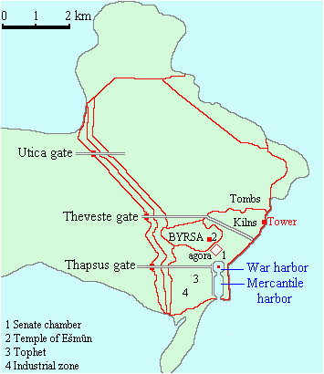 Carthage Italy Map Carthage Wikipedia