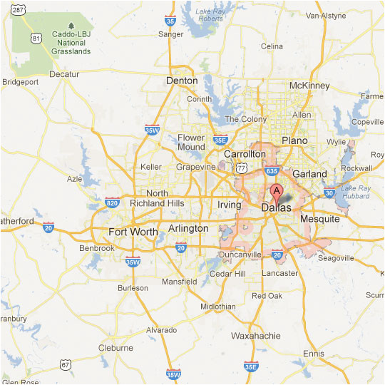 City Map Of Dallas Texas Dallas fort Worth Map tour Texas
