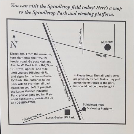 Clifton Texas Map Map Provided by the Meseum Picture Of Spindletop Park Viewing