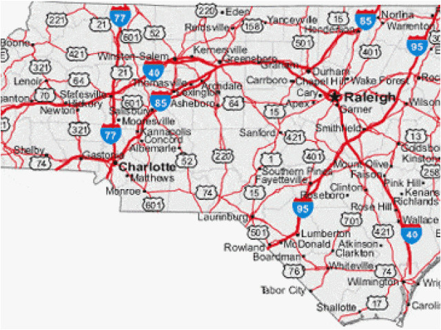 Clinton Tennessee Map Map Tennessee and north Carolina Map Of north Carolina Cities north