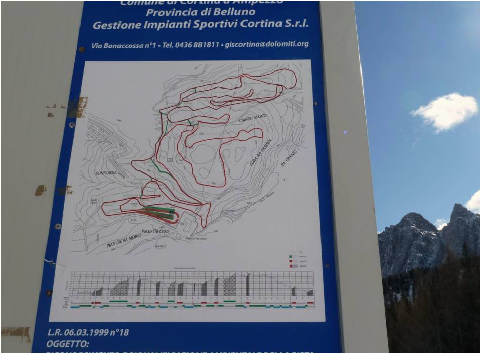 Cortina Italy Map Ski Resort Cortina D Ampezzo Skiing Cortina D Ampezzo