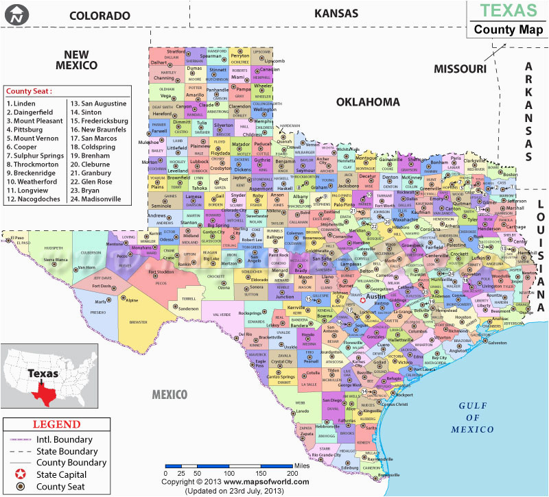 County Map State Of Texas Texas County Map List Of Counties In Texas Tx