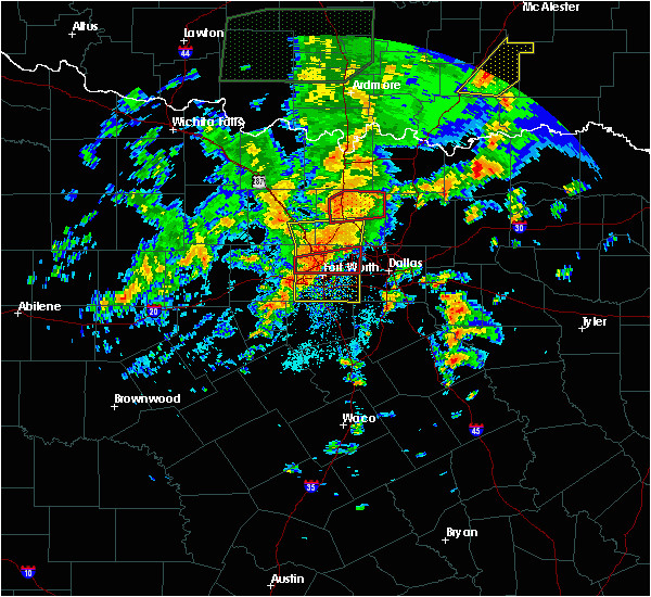 Dallas Texas Weather Map Interactive Hail Maps Hail Map for Dallas Tx