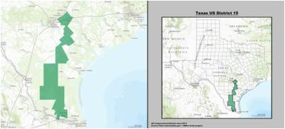 Edcouch Texas Map Texas S 15th Congressional District Wikipedia