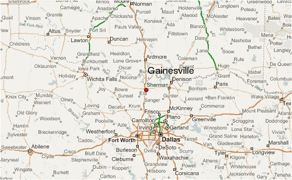 Gainesville Texas Map Sherman Texas Map Awesome Gainesville Texas Map Map Of Florida
