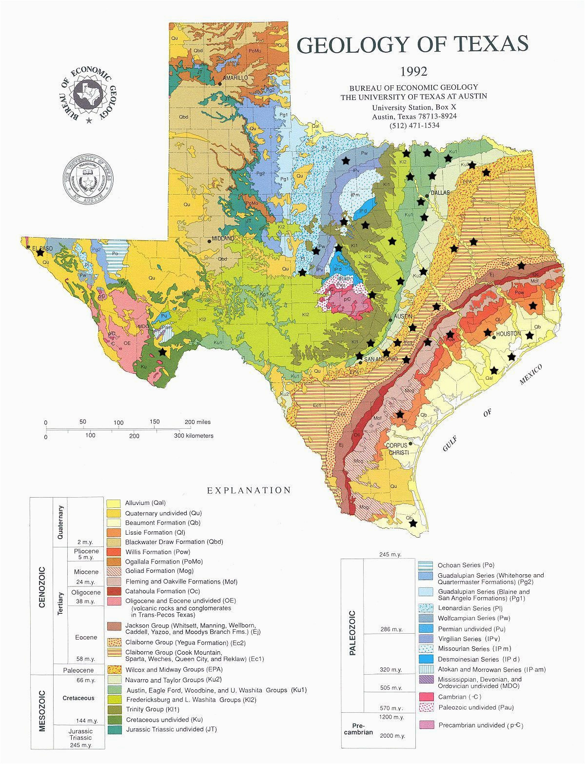 Geological Map Of Texas Geologically Speaking there S A Little Bit Of Everything In Texas