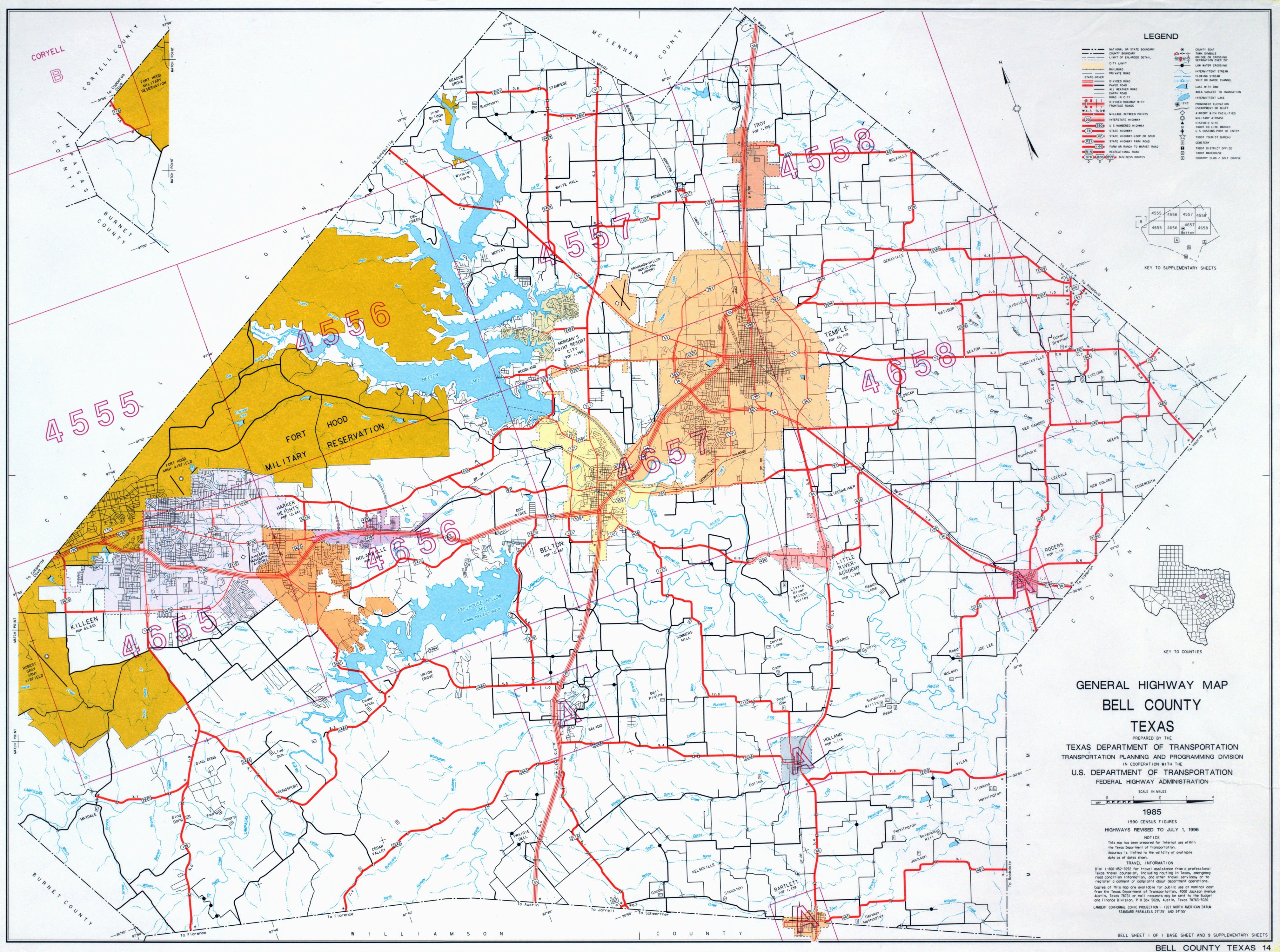 Hamilton County Texas Map Texas County Highway Maps Browse Perry Castaa Eda Map Collection