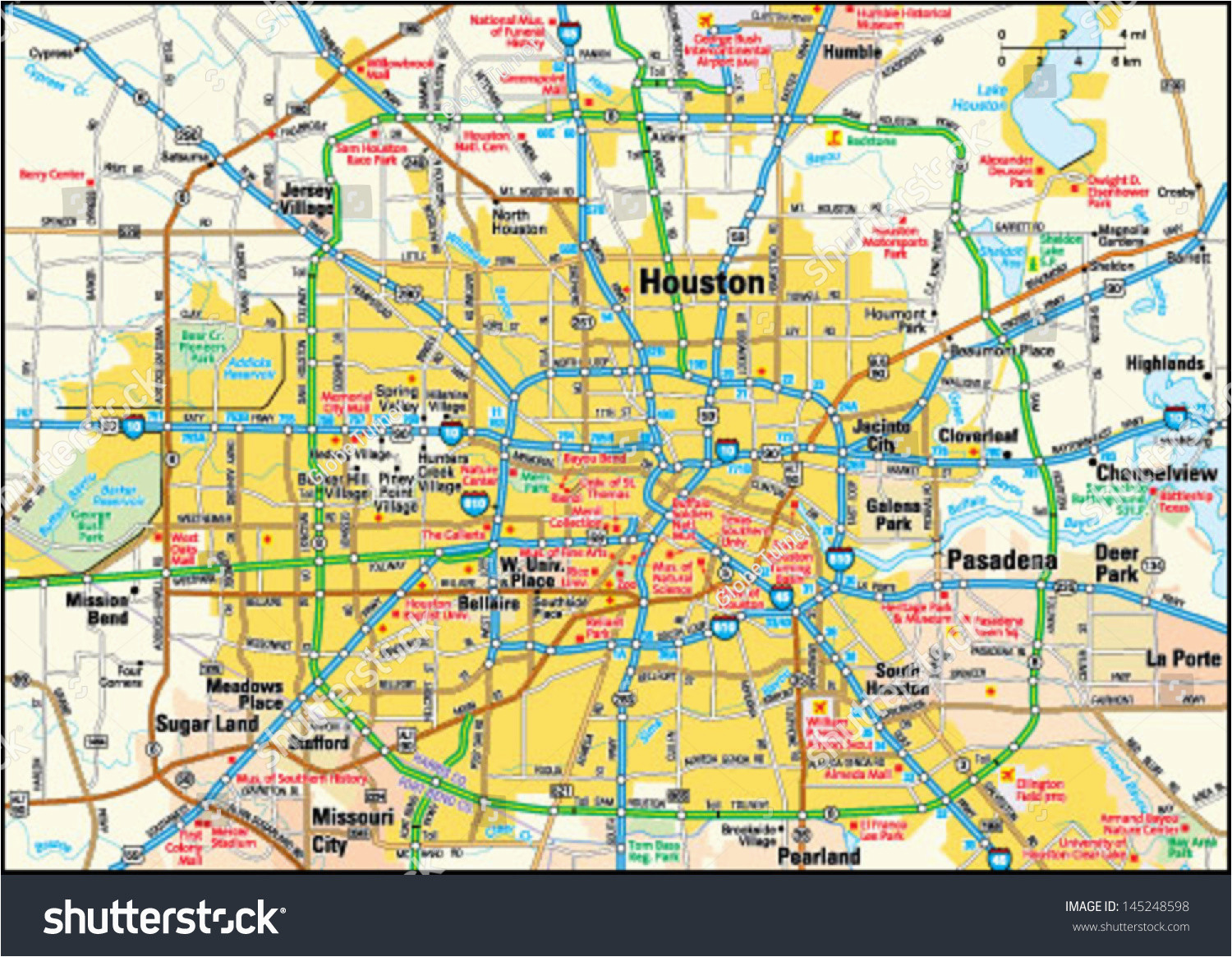 Houston Texas Street Map Houston Texas area Map Business Ideas 2013