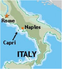 Isle Of Capri Italy Map the island Of Capri Italy Places to Go Things to Do Capri Italy