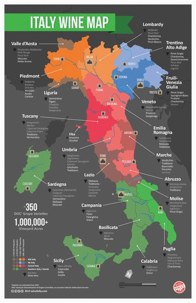 Italy On A World Map Italy Wine Map Wine Cheese Italienischer Wein Italien Karte