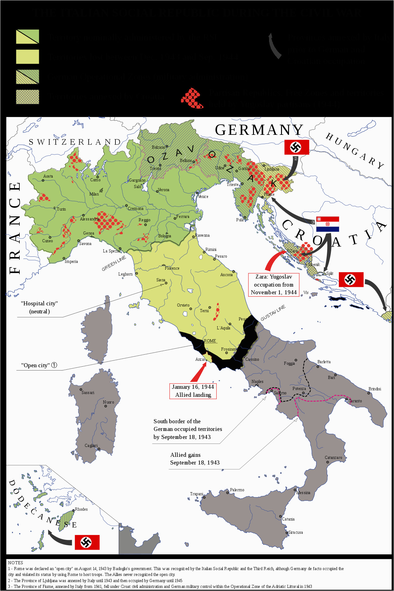 Italy Ww2 Map Map Of the Italian social Republic 1943 1945 Its Territory W