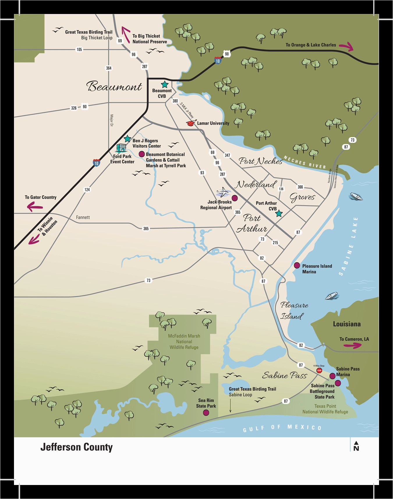 Jefferson Texas Map Beaumont Tx Map Find City County Park Trail Maps