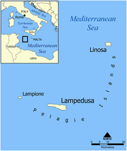 Lampedusa island Italy Map Lampedusa Wikipedia