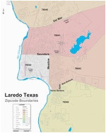 Laredo Texas Zip Code Map Zip Codes Map