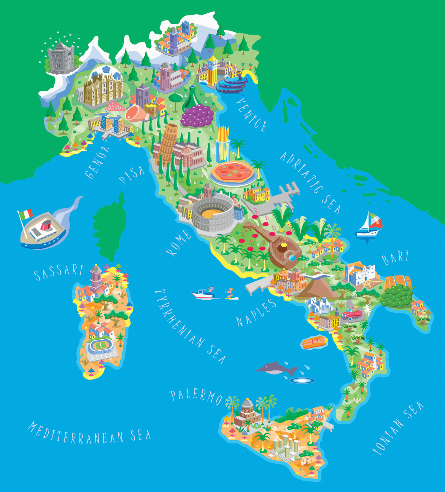 Large Detailed Map Of Italy Maps Map Od Italy Diamant Ltd Com
