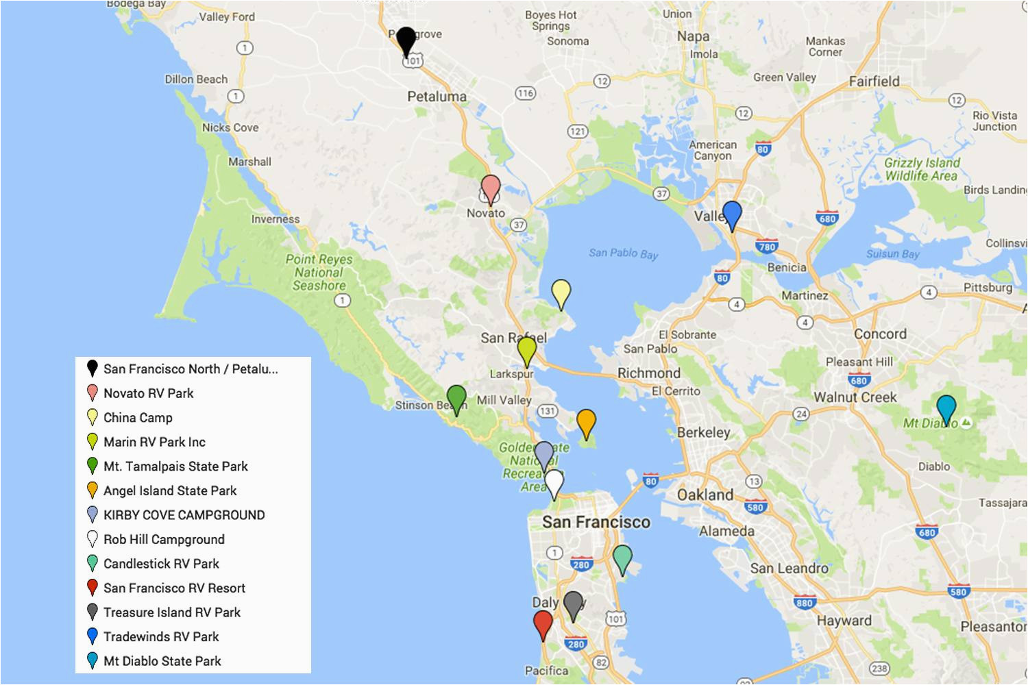 Little Italy San Francisco Map San Francisco S Popular tourist areas