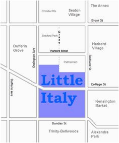 Little Italy toronto Map 10 Best Little Italy toronto Images Little Italy toronto the