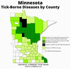 Lyme Disease Minnesota Map 21 Best Tick Maps Us States Canadian Provinces Images Blue