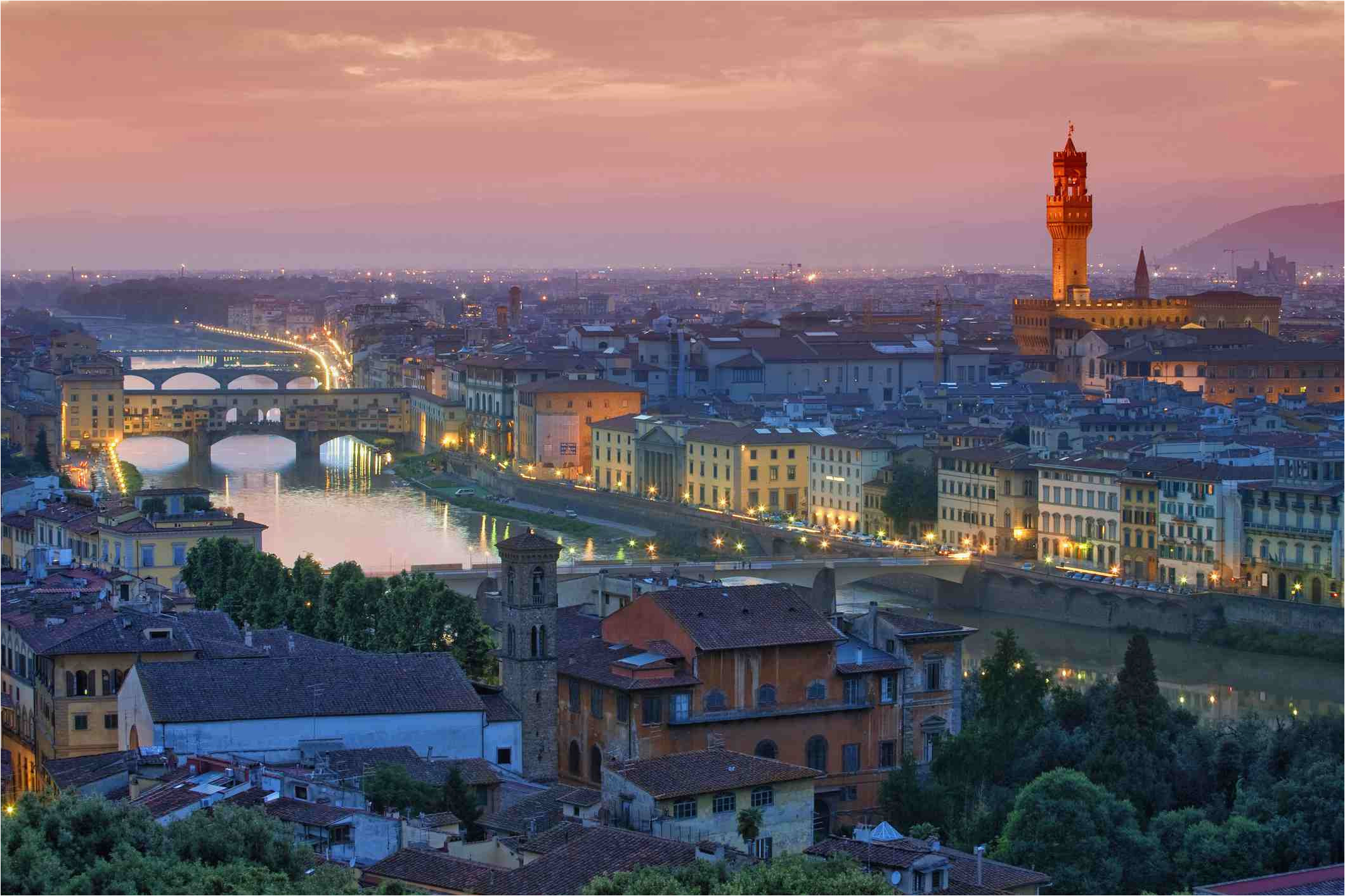 Map Florence Italy City Center Self Guided Walk Through Florence Italy