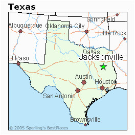 Map Longview Texas Location Of Jacksonville Texas East Texas Best Places to Live