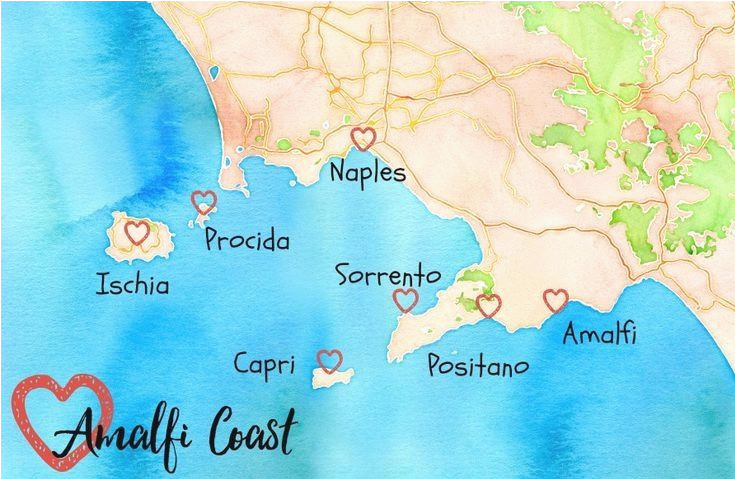 Map Of Amalfi Italy Italy Weather Visiting Italy In 2019 Italy Vacation Italy