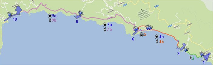 Map Of Cinque Terre In Italy Cinque Terre Visit In One Day