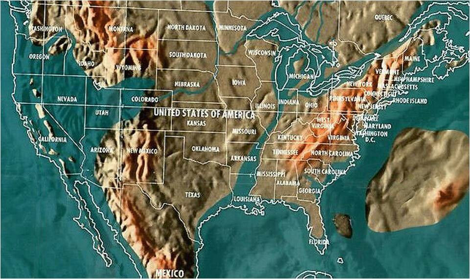 Map Of Dillon Texas Future Map Of the United States by Gordon Michael Scallion