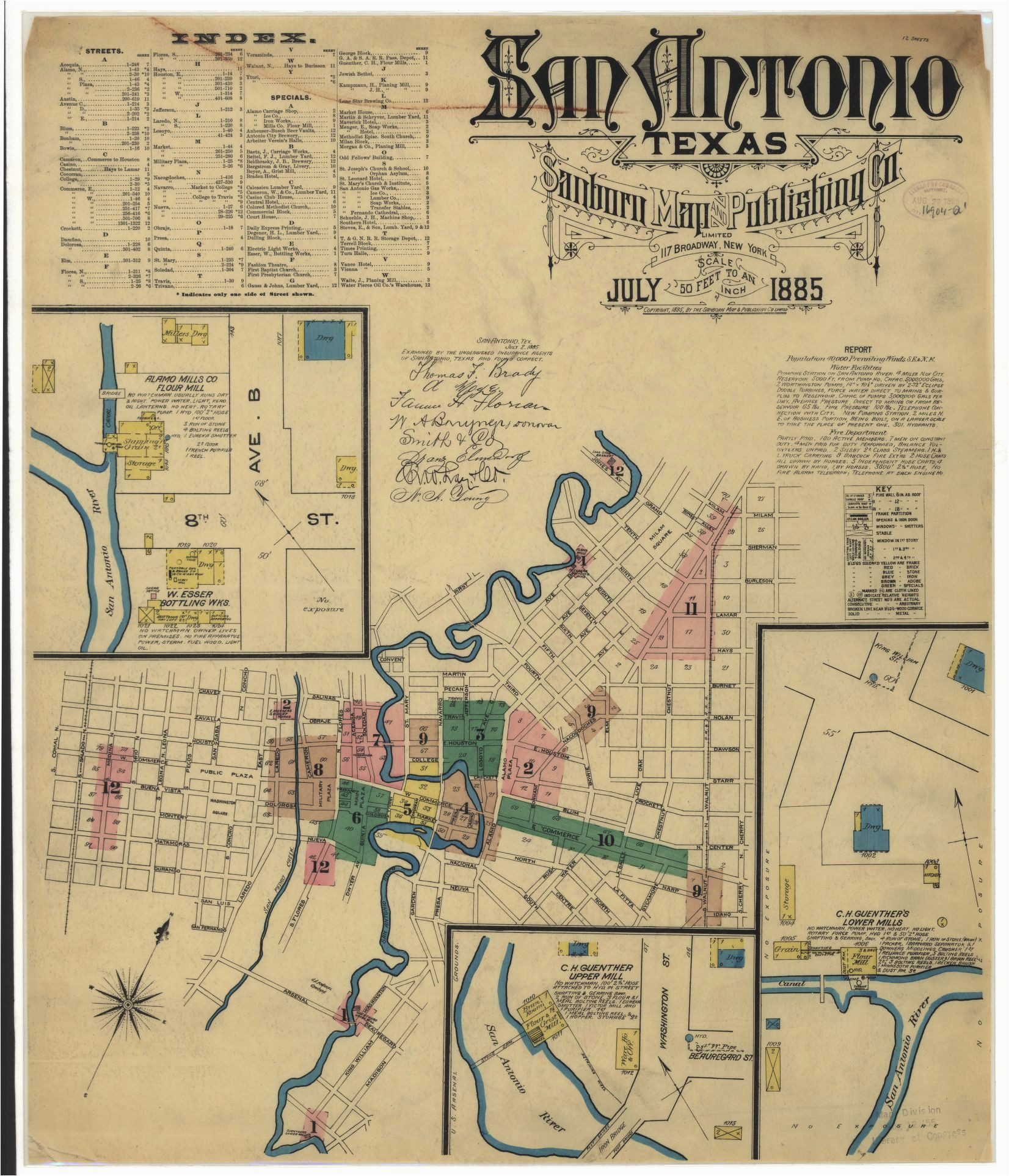 Map Of Fredericksburg Texas Historic Maps Show What Downtown San Antonio Looked Like Back In