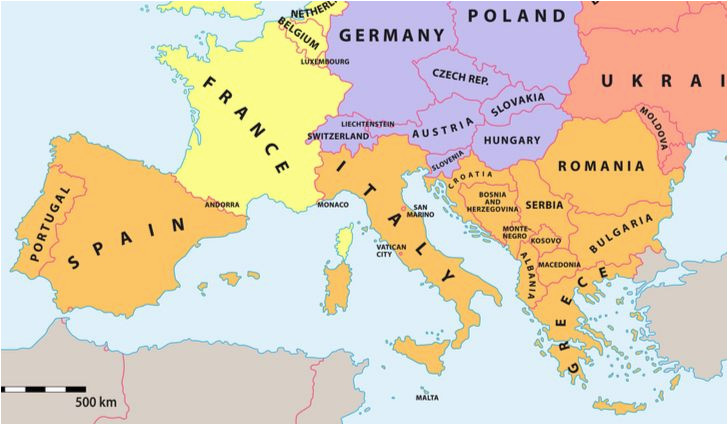 Map Of Greece and Italy with Cities which Countries Make Up southern Europe Worldatlas Com