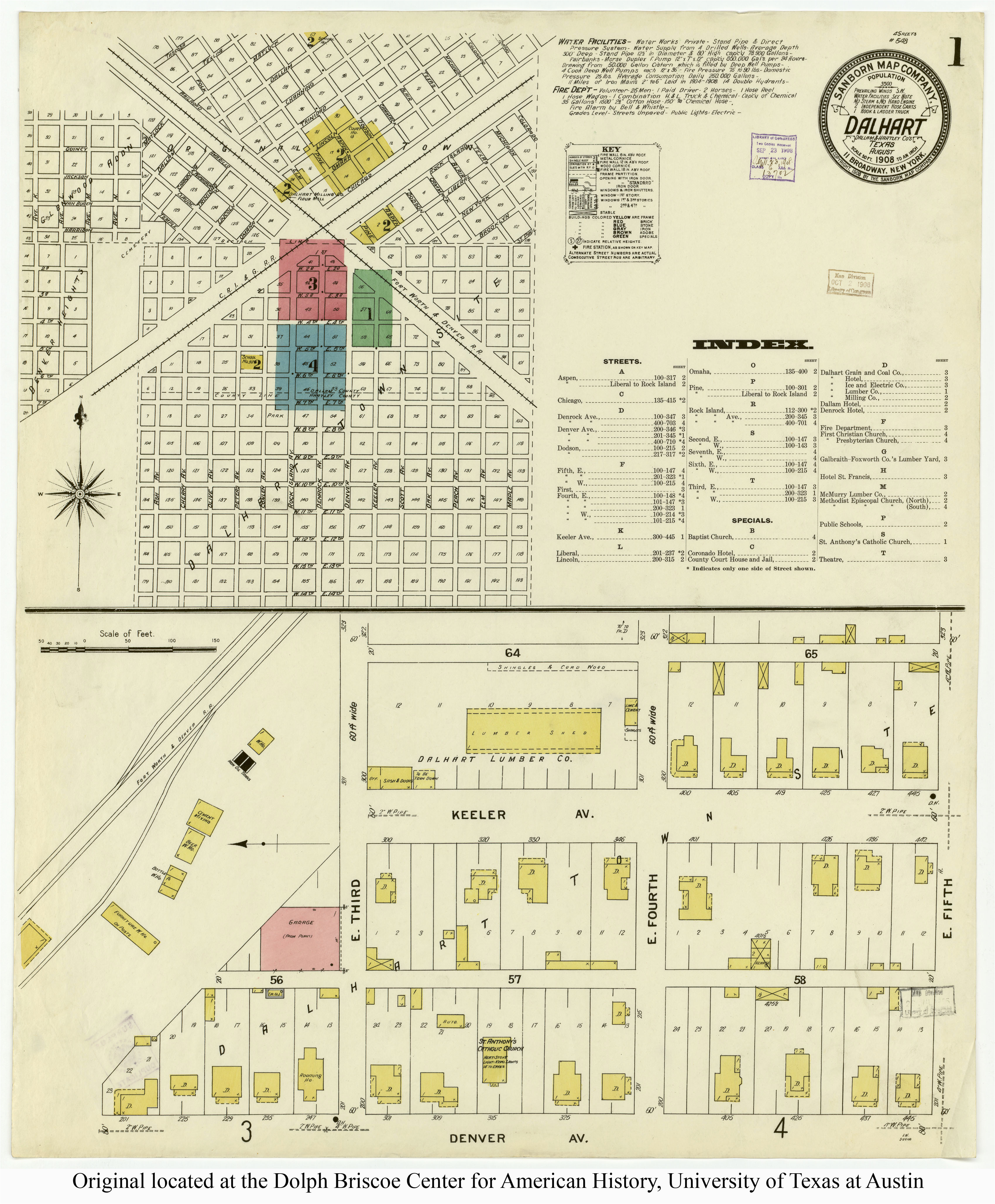 Map Of Highland Park Texas Sanborn Maps Of Texas Perry Castaa Eda Map Collection Ut Library