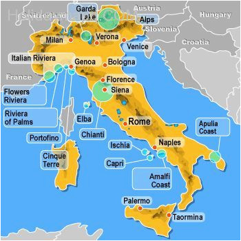 Map Of Italy Showing Portofino Awesome Map Of Italy Portofino Maps Of Italy and Itineraries In